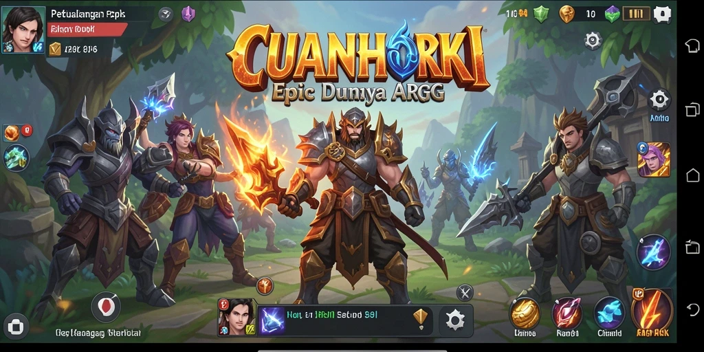 Tampilan gameplay seru dan menegangkan dalam CUANHOKI.
