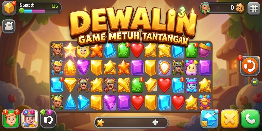 Tampilan gameplay DEWALIN yang menarik dan interaktif.