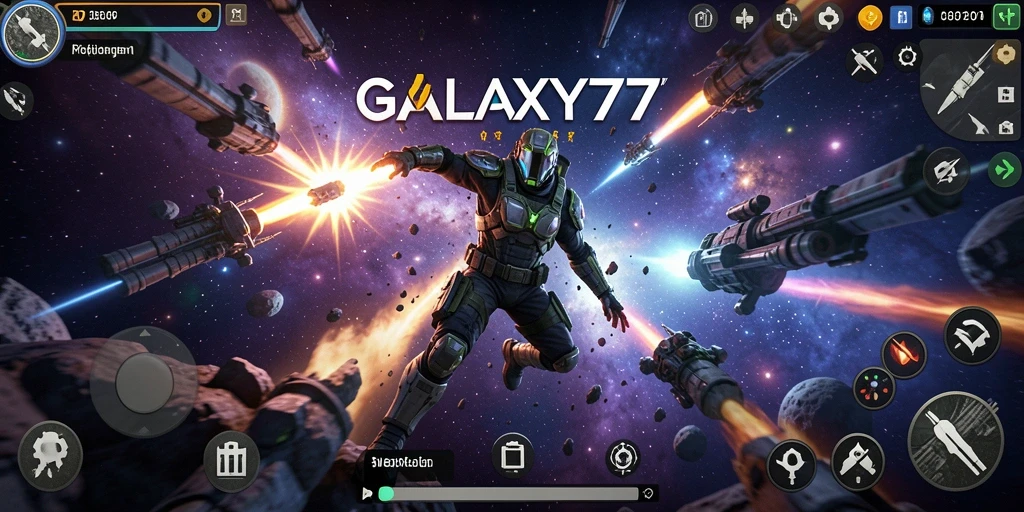 Tampilan aksi mendebarkan dalam GALAXY77 yang menarik perhatian.