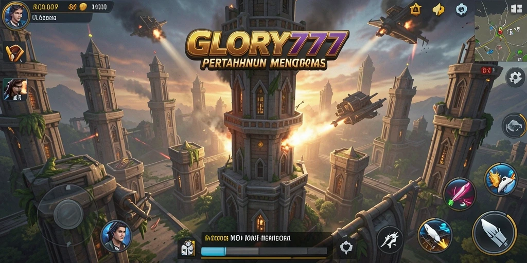 Screenshot gameplay GLORY777 yang menarik dan penuh aksi Tower Defense.