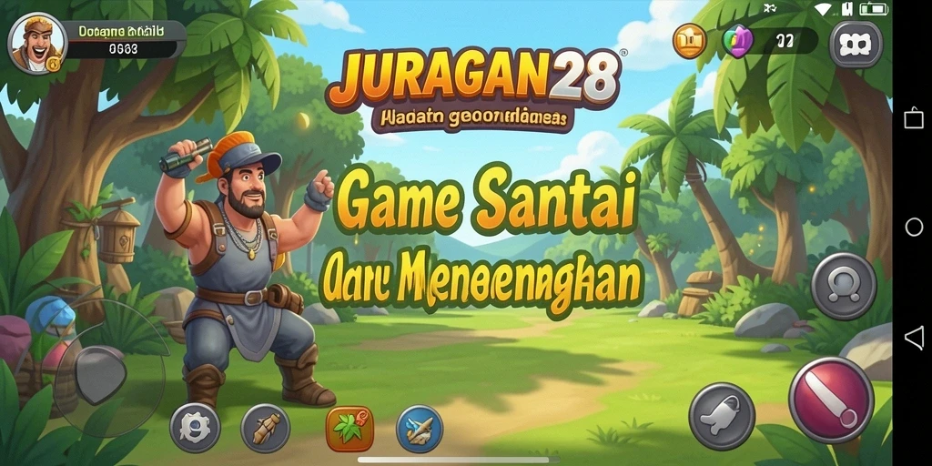 Tampilan menarik dari gameplay JURAGAN28 yang menghibur dan menantang.