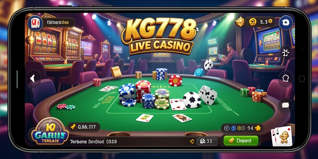 Tampilan gameplay Live Casino yang menegangkan dan interaktif.