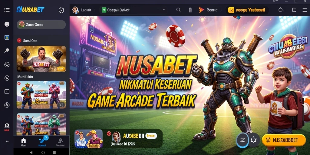 Tangkapan layar NUSABET menunjukkan gameplay seru di level yang menantang.