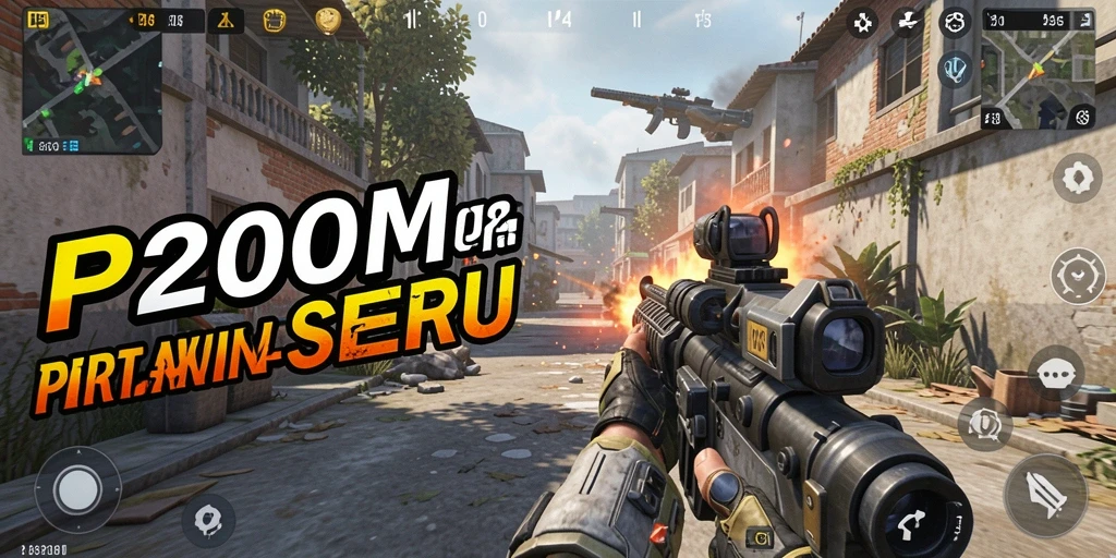 Screenshot menarik dari gameplay P200M yang mendebarkan.