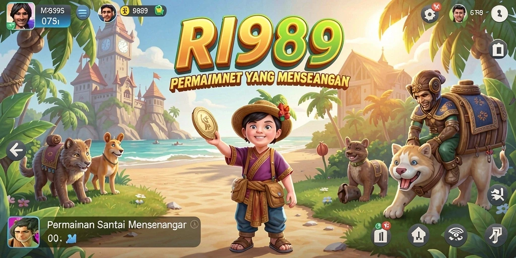Tangkapan layar dari gameplay menarik RI889 yang seru.