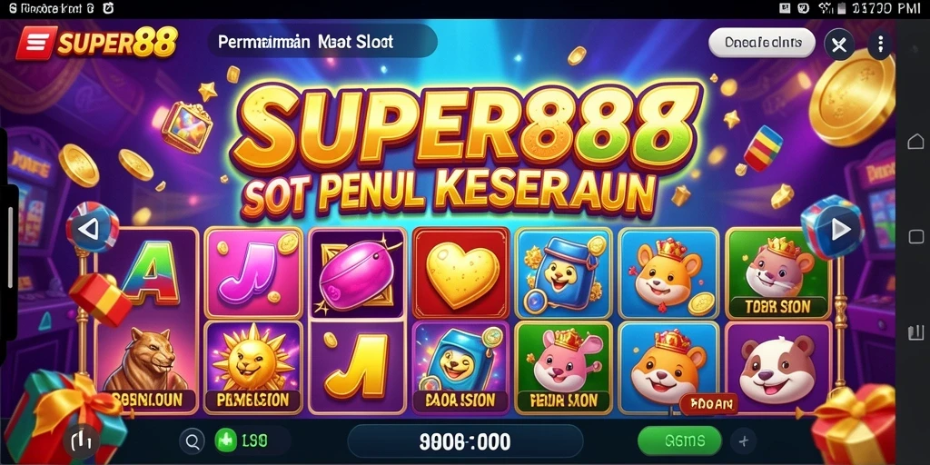 Tampilan gameplay menawan dari SUPER88, siap menghibur Anda.