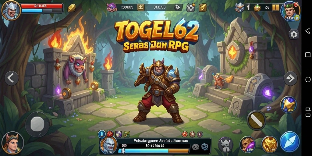Tampilan gameplay RPG yang mendebarkan di TOGEL62.